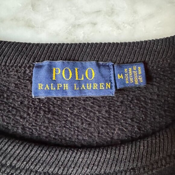 Polo Ralph Lauren Big Logo Crewneck Sweatshirt Womens Medium M Pullover Fleece - Picture 5 of 9
